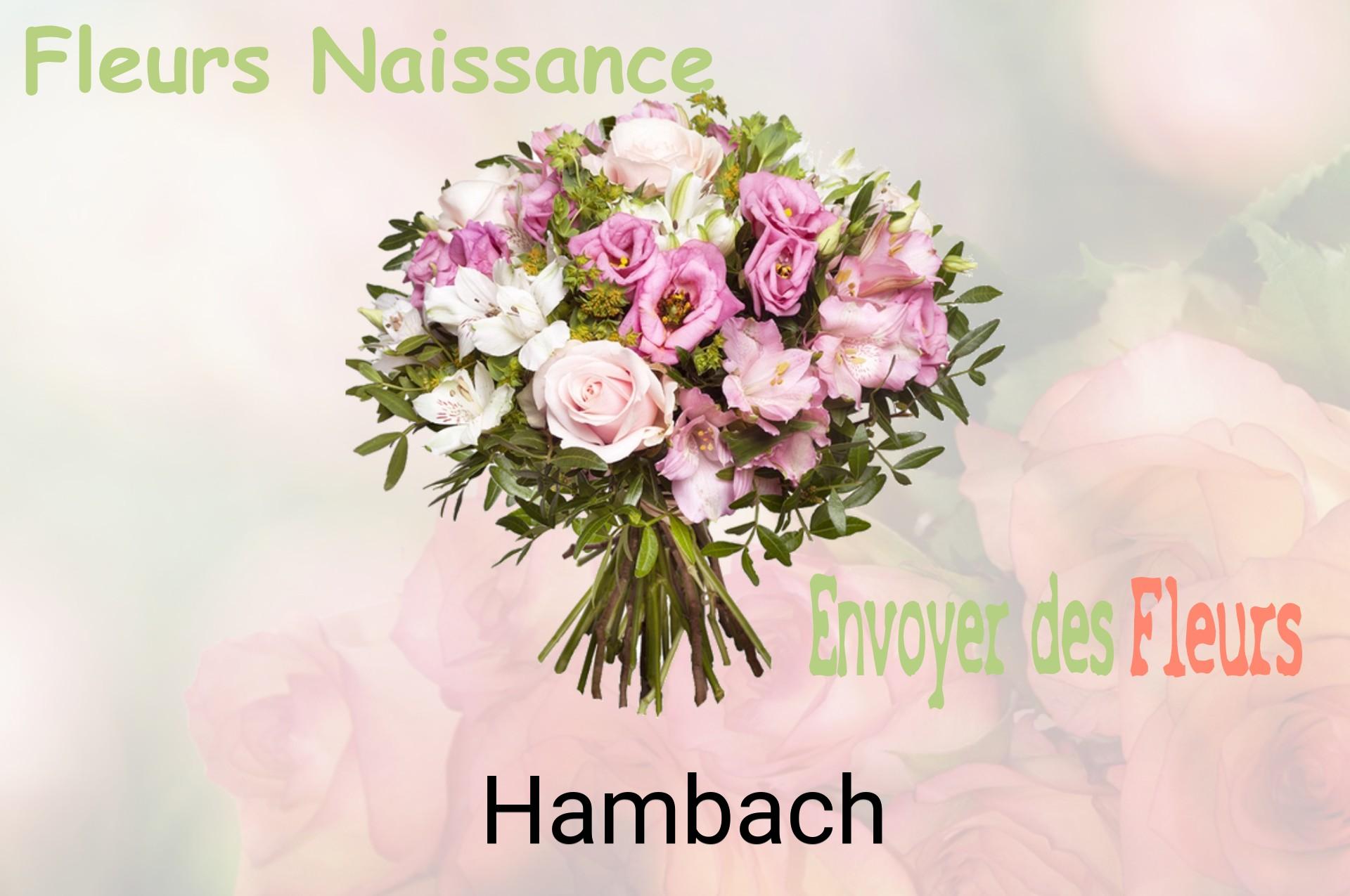 Bouquet de fleurs de naissance livré à Hambach